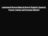 Read Laminated Boston Map by Borch (English Spanish French Italian and German Edition) Ebook