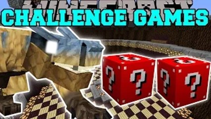 PopularMMOs PAT AND JEN Minecraft: TIGREX CHALLENGE GAMES - Lucky Block Mod
