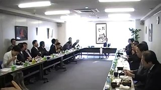 山崎拓　「近未来政治研究会」　石原伸晃・総裁選・結果報告