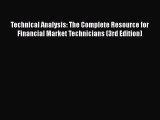 [PDF] Technical Analysis: The Complete Resource for Financial Market Technicians (3rd Edition)