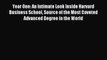 Read Year One: An Intimate Look Inside Harvard Business School Source of the Most Coveted Advanced