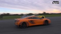 Drag Race - 911 Turbo S VS McLaren 12C VS Nissan GT-R (Motorsport)