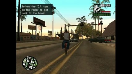 GTA San Andreas - Random Game Play (First Mission)