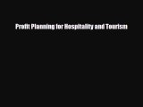 [PDF] Profit Planning for Hospitality and Tourism Download Full Ebook