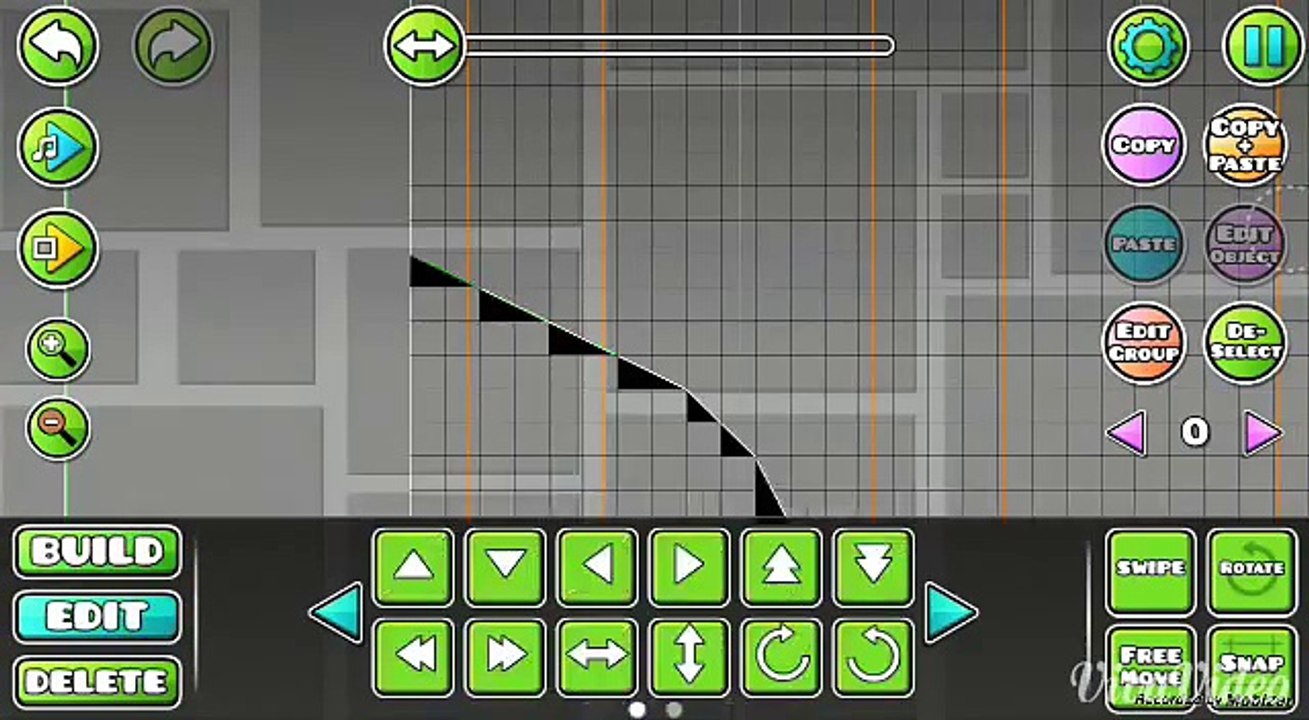 Geometry Dash How to make a 2.0 dragon TUTORIAL
