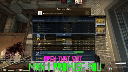 1 Case And Gabens Blessing (CS:GO) | Opening Bowie Knife in warmup!