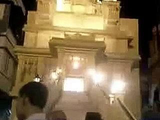 Beautyful  durga puja pandal in the city kolkata