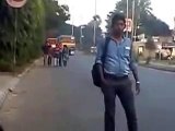 Group of romantic couples walking on the street & enjoying romancing at daylight