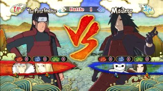 Naruto Ultimate Ninja Storm 3 Madara V.S Hashirama Senju First Hokage