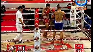 Vung Noy Vs Lao Sinath 12 Jan 2014 Round 1 KO Kun Khmer Boxing
