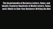 [PDF] The Encyclopedia of Business Letters Faxes and Emails: Features Hundreds of Model Letters