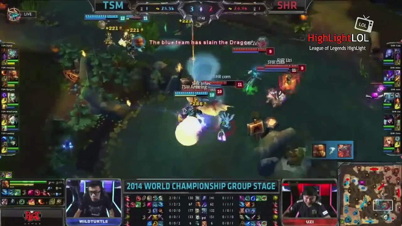Highlight TSM outplay against SHR D4