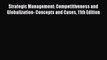 Download Strategic Management: Competitiveness and Globalization- Concepts and Cases 11th Edition