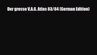 Download Der grosse V.A.G. Atlas 83/84 (German Edition) Free Books