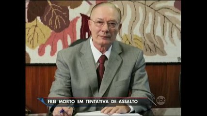 Frei é baleado durante tentativa de assalto no Rio de Janeiro