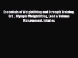 PDF Essentials of Weightlifting and Strength Training. 3rd .: Olympic Weightlifting Load &