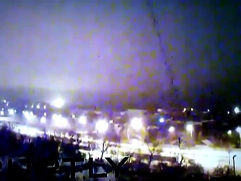 Обстрел р на аэропорта Донецк, 10/01/2014 ~17 00