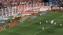 Romagnoli, directo al travesaño. San Lorenzo 0 - Vélez 1. Fecha 4. Primera División 2016.