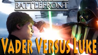 Star Wars Battlefront | Darth Vader vs Luke Skywalker Total Domination