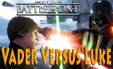 Star Wars Battlefront | Darth Vader vs Luke Skywalker Total Domination