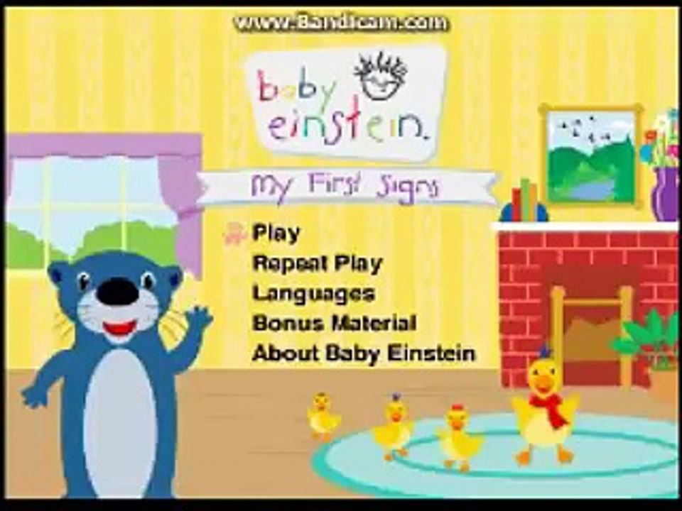 Opening To Baby Einstein:My First Signs 2007 DVD