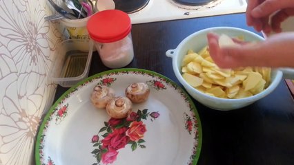 Как жарить картошку с грибами