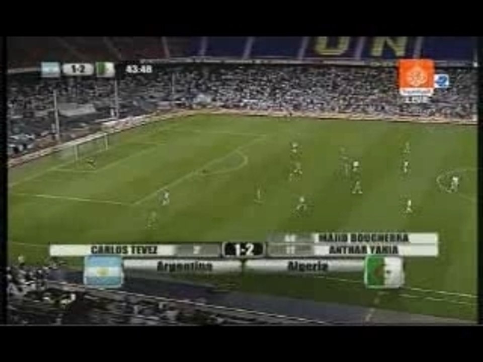 ALGERIE 3-ARGENTINE 4 (MESSIE Vs BELHADJ)