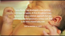 Amazing Baby Bath - baby with water and touch, an amazingly soothing bath