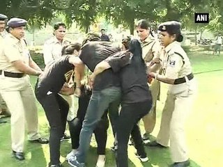 Delhi Tibetan Youth Congress protests outside Chinese Embassy