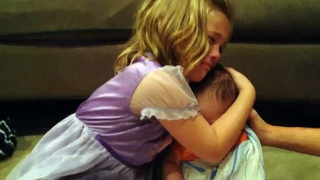 Cute Little Girl Devastated About Baby Brother Growing Up