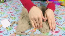 DIY - Kinetic Sand / Piasek Kinetyczny - Brown / Naturalny - Princess Castle / Zamek Księżniczki