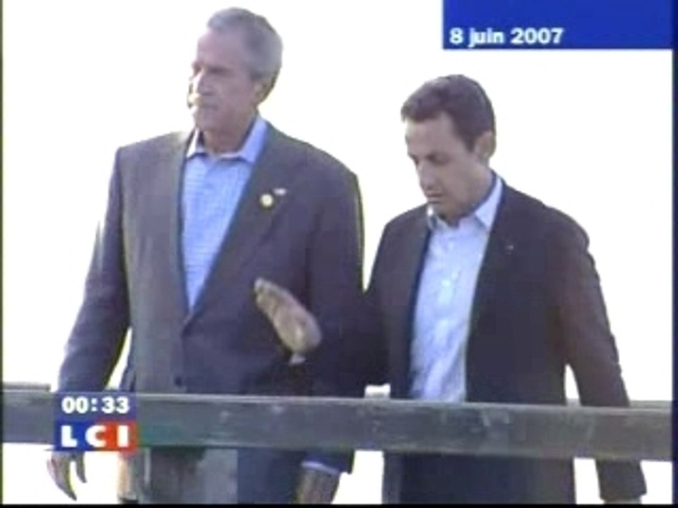 Sarko-Bush avant, après l'élection