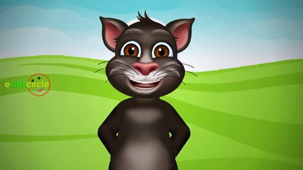One Little Two Little Three Little Indians Nursery Rhyme 3D Children Song Tom Cat Rhymes H