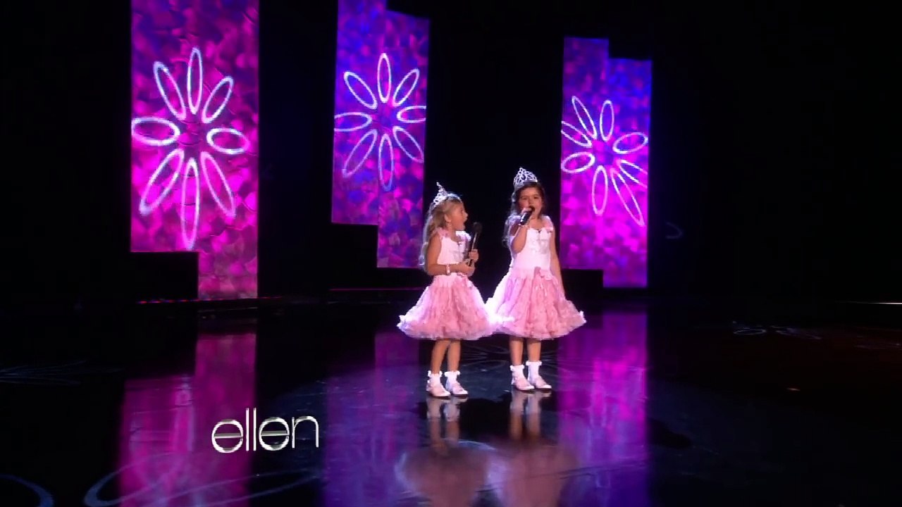 Sophia Grace and Rosie Sing 'Rolling in the Deep'