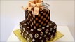Louis Vuitton Tiered Cake - Custom Cake