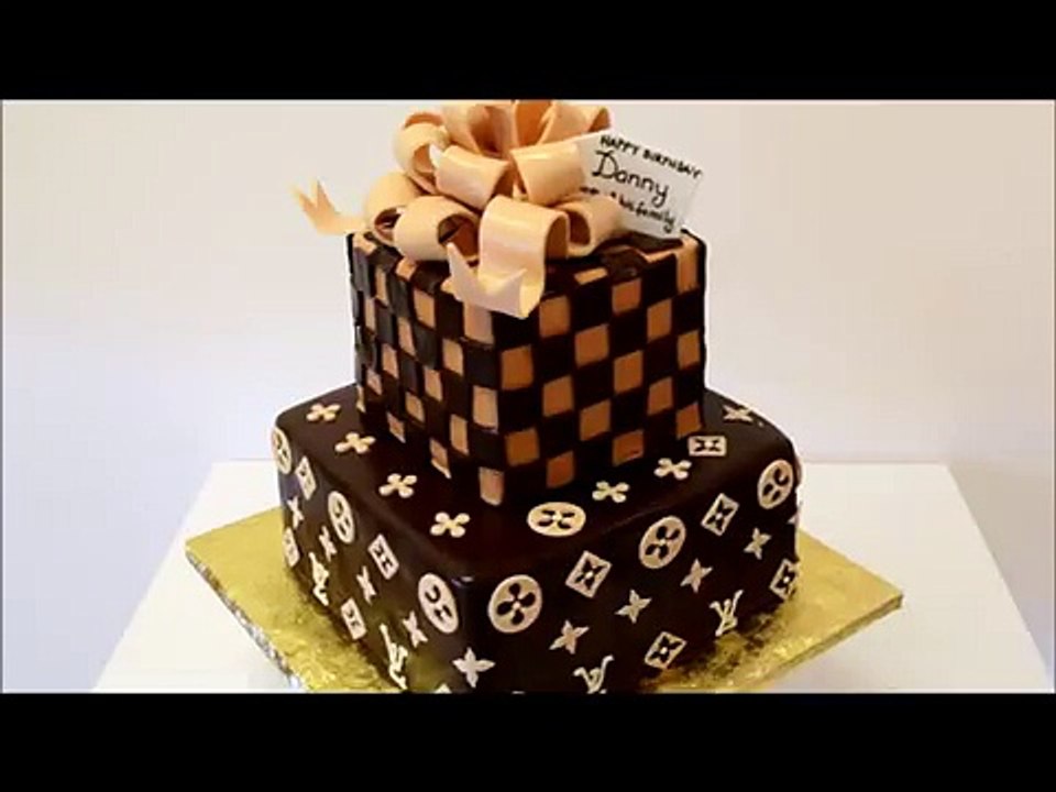 Louis Vuitton Tiered Cake - Custom Cake