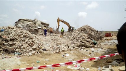 Nigeria: un immeuble s'effondre à Lagos, au moins 30 morts