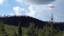 Marmaris'te Ormanlık ve Makilik Alanda Çıkan Yangın Kontrol Altına Alındı-1