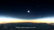 Une éclipse solaire vue depuis un avion - Magnifique