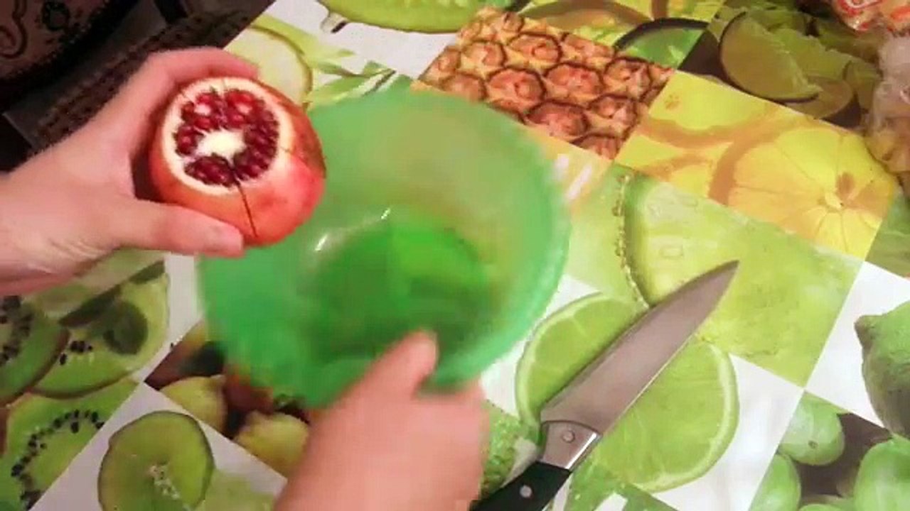 Как быстро почистить гранат