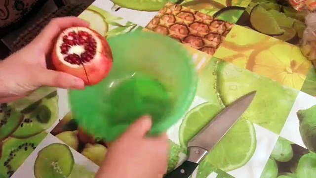 Как быстро почистить гранат