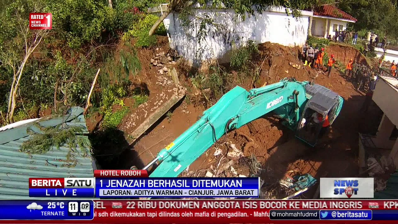 Satu Jenazah Korban Longsor di Cipanas Ditemukan
