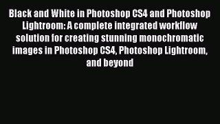 Read Black and White in Photoshop CS4 and Photoshop Lightroom: A complete integrated workflow