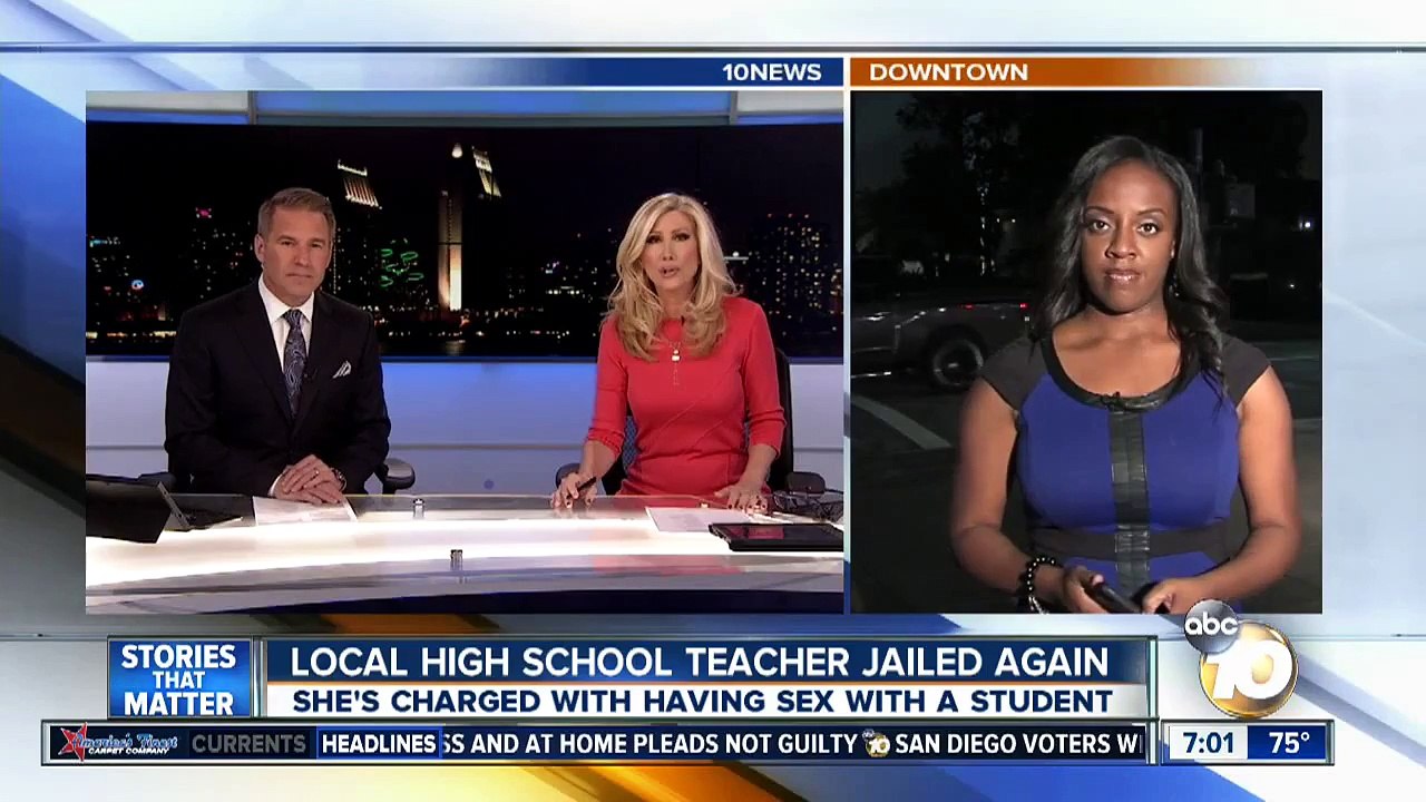 Local high school teacher accused of sex with student jailed again