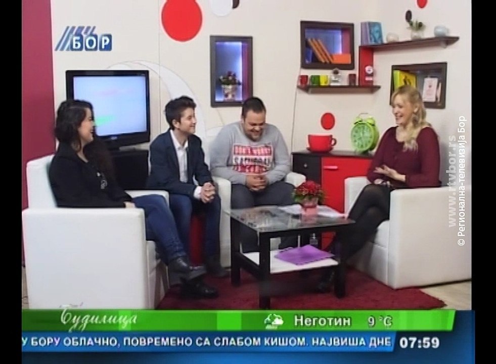 Budilica gostovanje (Danijela Branković, Vujadin Matejević, Petar Beban Jovanović), 10. mart 2016. (RTV Bor)