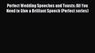[Download PDF] Perfect Wedding Speeches and Toasts: All You Need to Give a Brilliant Speech