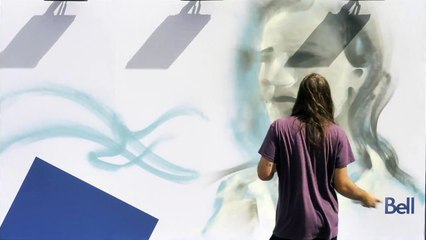 Bell O Cinema Time-lapse of Street Artist Jarus Painting Live at the Festival