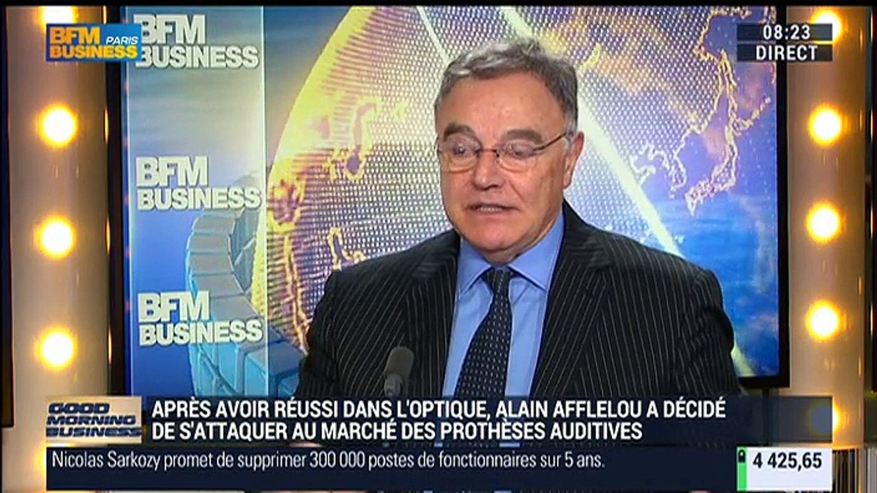 "Nos prothèses sont de vrais appareils auditifs avec tous les réglages possibles et imaginables", Alain Afflelou - 10/03