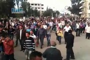 شام - درعا - من مظاهرات يوم جمعة الصمود 8-4 ج1