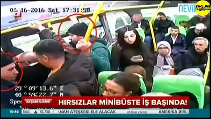 Minibüste 4 kişilik çete yolcuları böyle soydu
